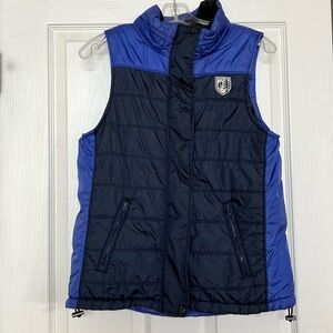 American Eagle two tone puffer vest